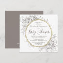 Search for contemporary baby shower invitations Floral