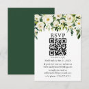 Search for emerald green and white invitations Qr code