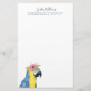 Search for parrot stationery paper Birds