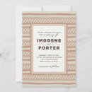 Search for textile invitations Boho