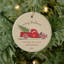 Search for red truck christmas decor Rustic
