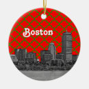 Search for boston christmas tree decorations Red