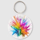 Search for rainbow paint key rings Abstract