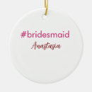 Search for bridesmaid christmas tree decorations Bridesmaid name date