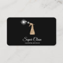 Search for sparkling clean business cards For her