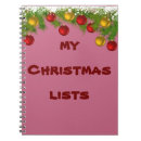 Search for christmas list notebooks Red