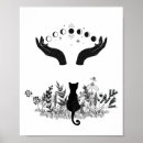 Search for antique celestial posters Moon phases