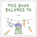 Search for this belongs bookplates Watercolor