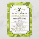 Search for deer baby boy shower invitations Green