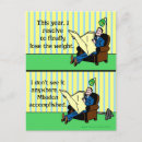 Search for new year resolutions postcards Humourous