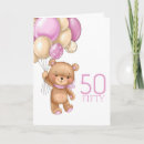 Search for balloons on 50th birthday cards For her