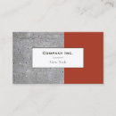 Search for concrete business cards Minimalist
