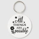 Search for all things are possible key rings Motivational