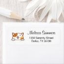 Search for happy cat return address labels Kitty