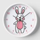 Search for pink bunny clocks Rabbit