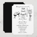 Search for illustrated wedding invitations Hand drawn