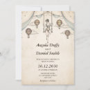 Search for vintage circus invitations Hot air balloon