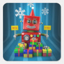 Search for vintage robot stickers Cute