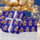 Search for blue santa claus wrapping paper Cute