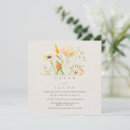 Search for simple wildflower wedding invitations Botanical