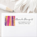 Search for purple sparkle return address labels Trendy