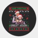 Search for political parody stickers America first