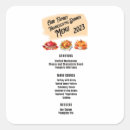 Search for menus stickers Thanksgiving