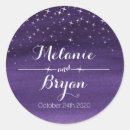 Search for night wedding stickers Purple