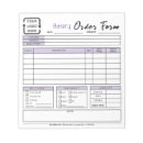 Search for invoice notepads Cakes