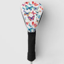 Search for butterflies golf head covers Watercolor