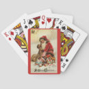 Search for santa playing cards Vintage