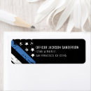 Search for law enforcement return address labels Policeman
