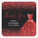 Search for red quinceanera stickers 15th birthday party