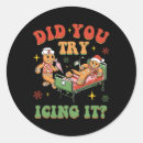 Search for nurse christmas stickers Gingerbread