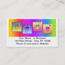 Search for cocktail business cards Glass