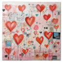 Search for love hearts tiles Whimsical