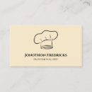 Search for private chef business cards Simple