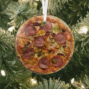 Search for pepperoni pizza christmas tree decorations Cheese