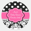 Search for damask baby shower stickers Party