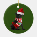 Search for black pug christmas tree decorations Xmas
