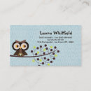 Search for owls business cards Forest