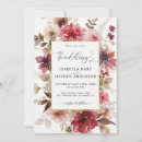 Search for maroon and gold wedding invitations Floral