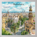 Search for barcelona city posters Spain