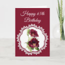 Search for red rose birthday cards Vintage