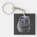 Search for black cat funny key rings Animal