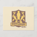 Search for school crest postcards Hufflepuff