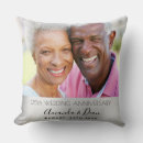 Search for 25th silver wedding anniversary cushions Modern