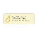 Search for brass return address labels Band