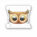 Search for nocturnal animal stickers Bird lover