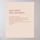 Search for hail mary prayer posters Catholic